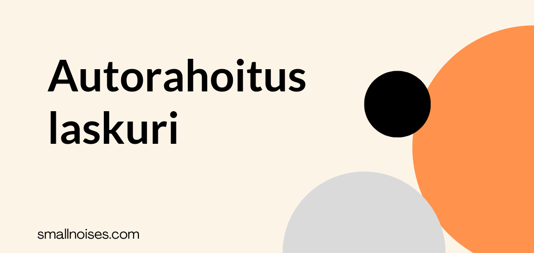 Autorahoituslaskuri