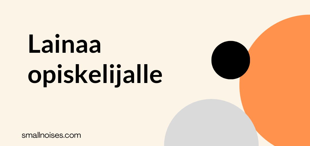 Lainaa opiskelijalle