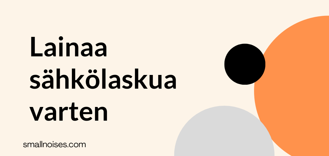 Lainaa sahkolaskua varten