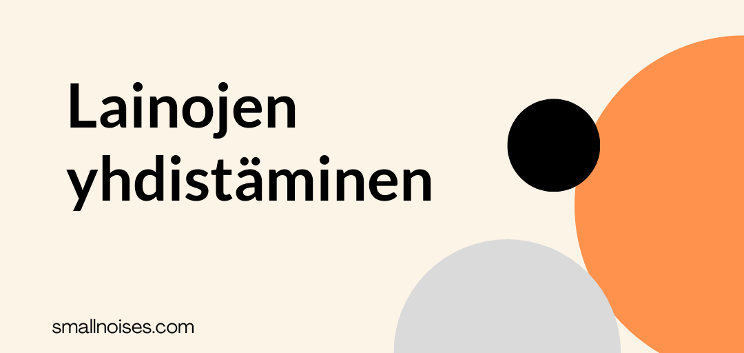 Lainojen yhdistaminen