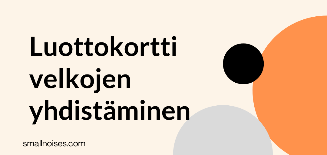 Luottokorttivelkojen yhdistaminen