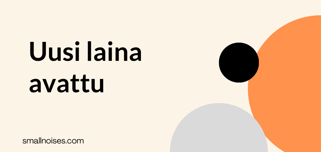 Uusi laina avattu